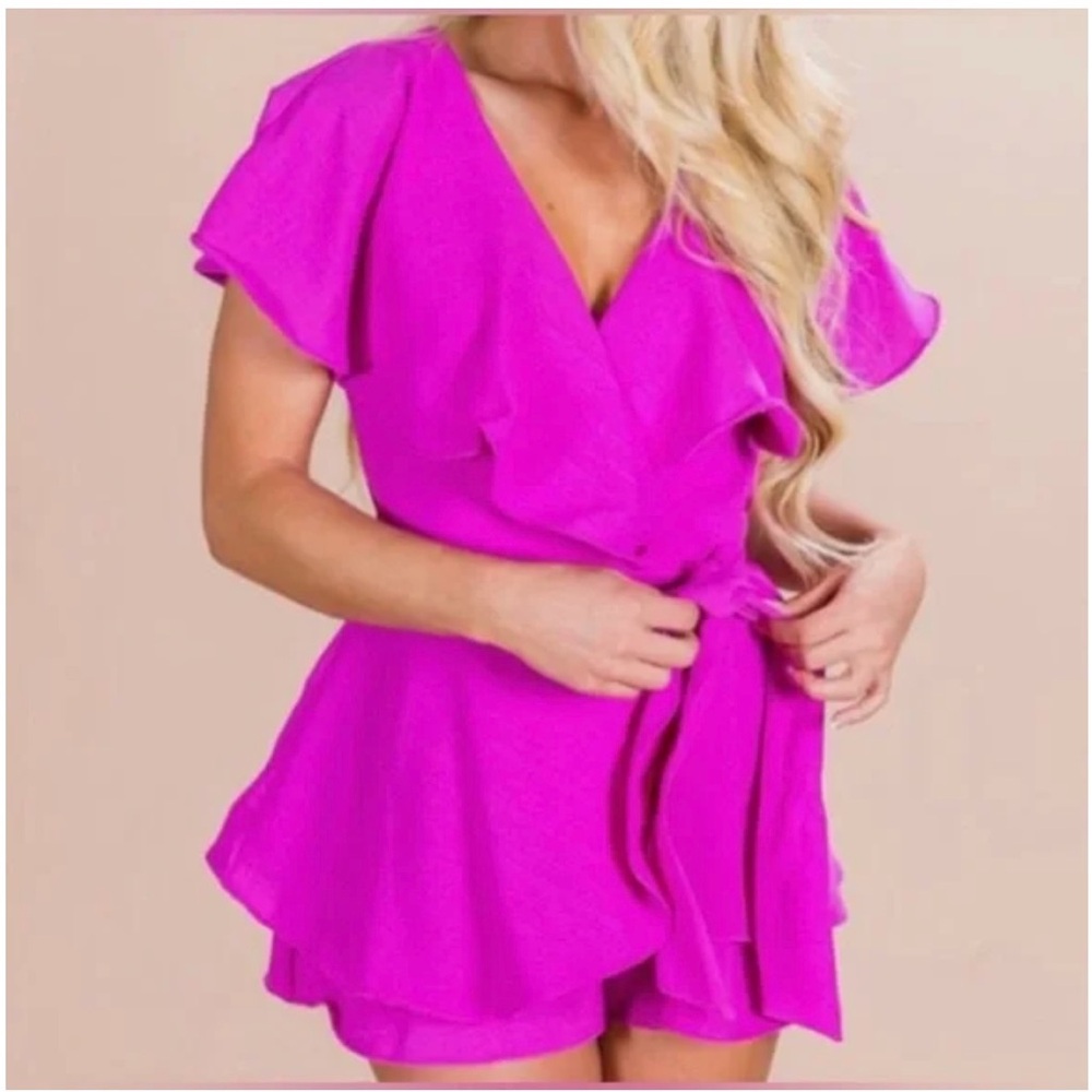 ⭐️DO+BE Wrap Ruffle Romper⭐️